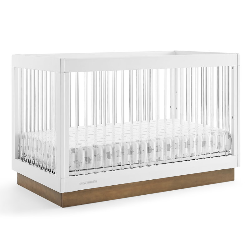 James 4-in-1 Convertible Crib, White