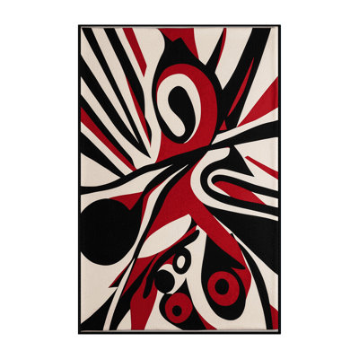 Crimson Radiance Rug
