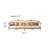 Cowhide European Villa Solid Wood Oak Sofa 141.7'' Leather Sofa-99438927