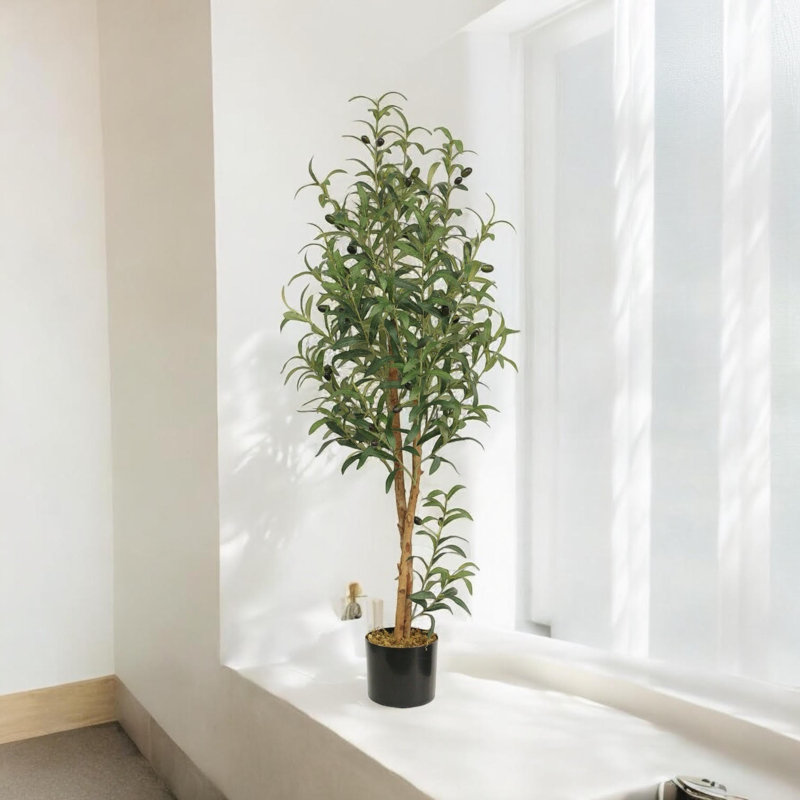 120cm Faux Olive Tree Tree in Pot