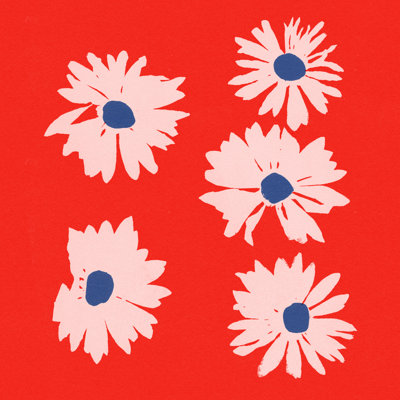 "Daisies 4" by Garima Dhawan Machine-Made Print 