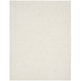 Darell Floral Area Rug in Ivory/White