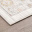 Tapis traditionnel oriental en polyester brun Gurpaige-355401061