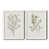 Toile avec cadre blanc