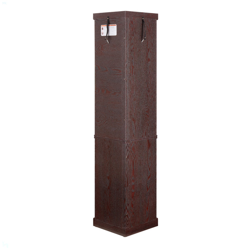 Corner Glass Cabinet Lighted Curio Cabinet Corner Display Case For Living Room, Curio Cabinet, Antique Collection, Wine,Bar Glass Storage Light Included