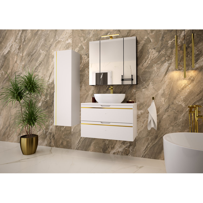 Ariadny Wall Mounted Required Under Sink Cabinet