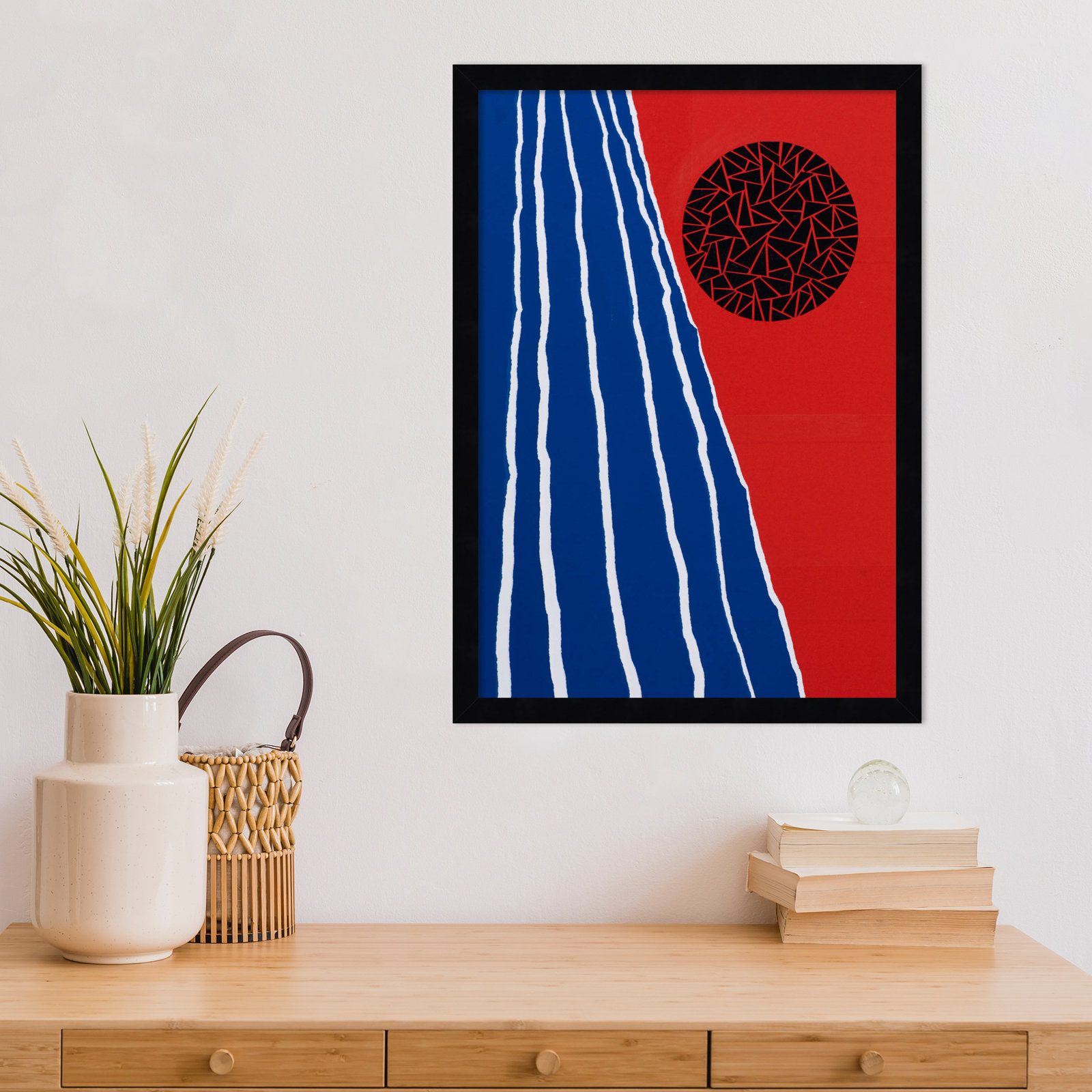 Orbis Factor Print by Alex Dunn, Black, 21" H x 15" W x 1" D