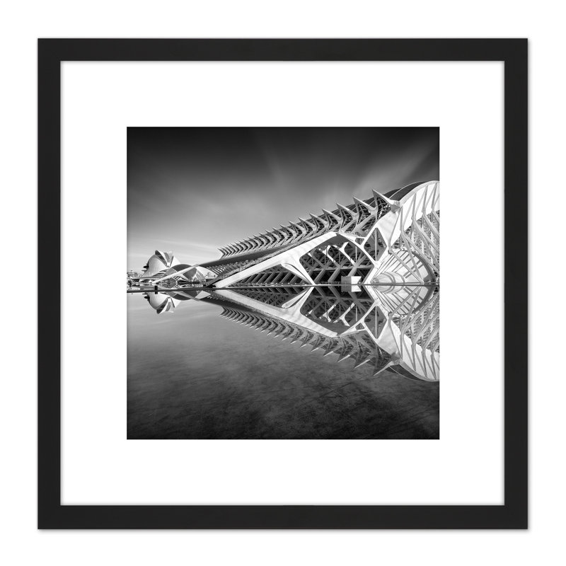 Warby City Arts Sciences Valencia Spain Reflection by William Warby - Single Picture Frame Print