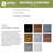 Ozark Adjustable Acrylic Decorative Slat Wall Panel Kit (9-Pack)-96913958-96913962
