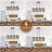 4 - Light Kitchen Island Rectangle/Square Chandelier