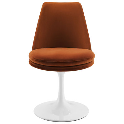 Lippa Upholstered Swivel Dining Chair