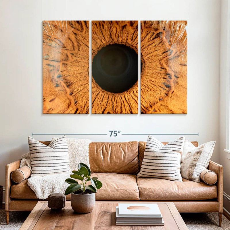 Alcaraz Brown Iris, 42" H x 65" W