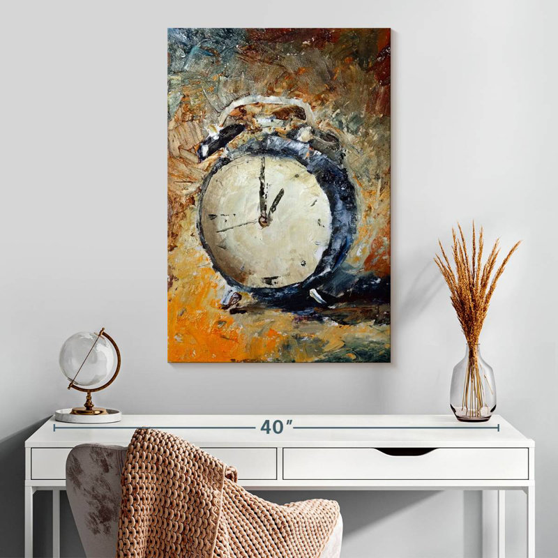 Kerner Abstract Clock, 30" H x 20" W