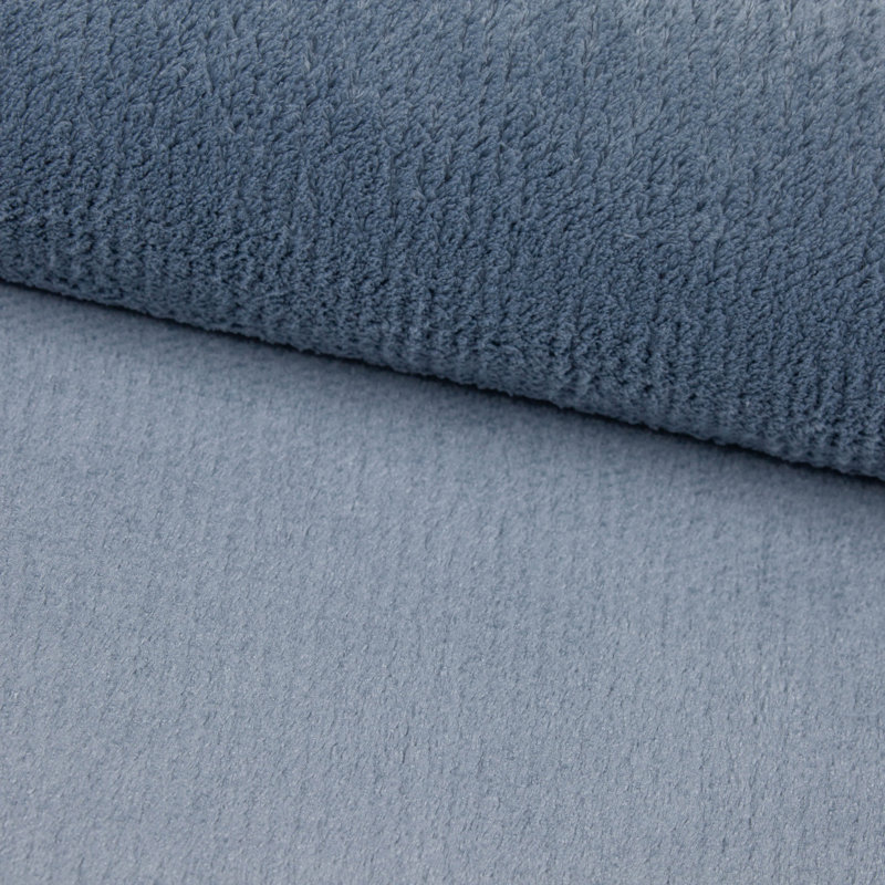 Upholstered Chaise Lounge, Blue