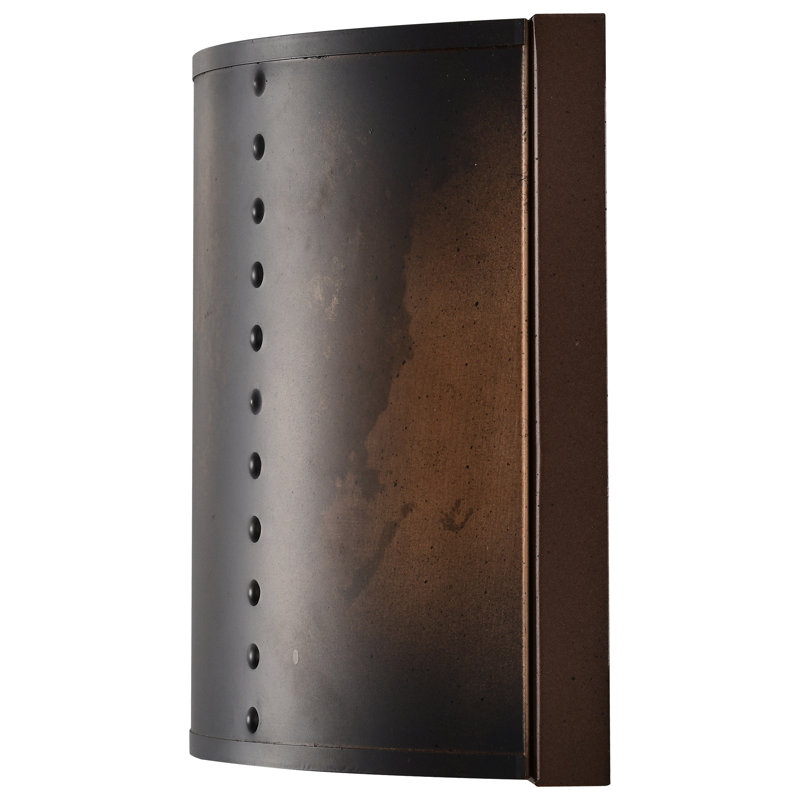 Luyster Steel Flush Mounted Sconce