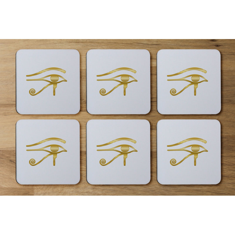 Square 6 Piece Coaster Set
