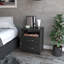 Table de chevet, deux tiroirs, une tablette-780176647