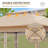 11 Ft. W x 11 Ft. D Outdoor Pop Up Soft Top Steel Patio Gazebo with Netting-109186197