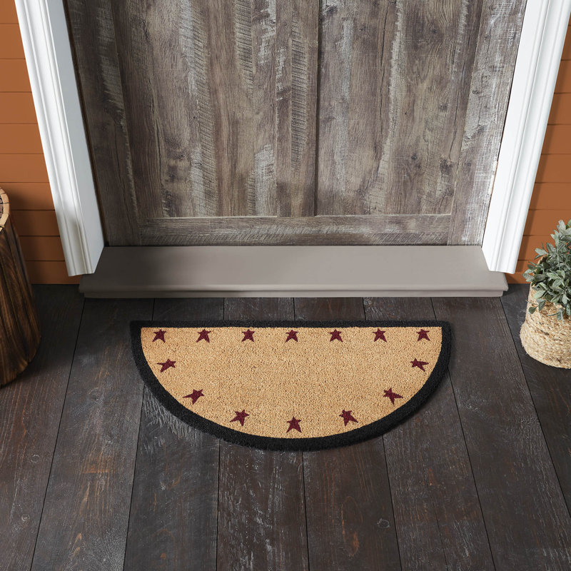 Tapis Connell Coir demi-cercle 16,5 x 33