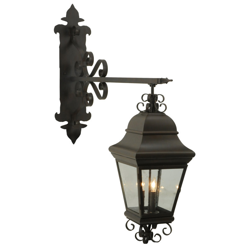 Monaco Solid Brass Armed Sconce