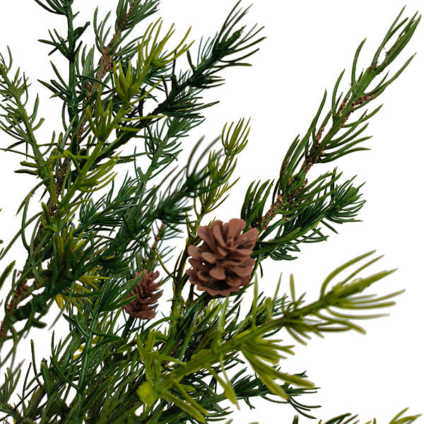 SEASONAL GREENERY TREE S/2 PINE BSKT 2FT