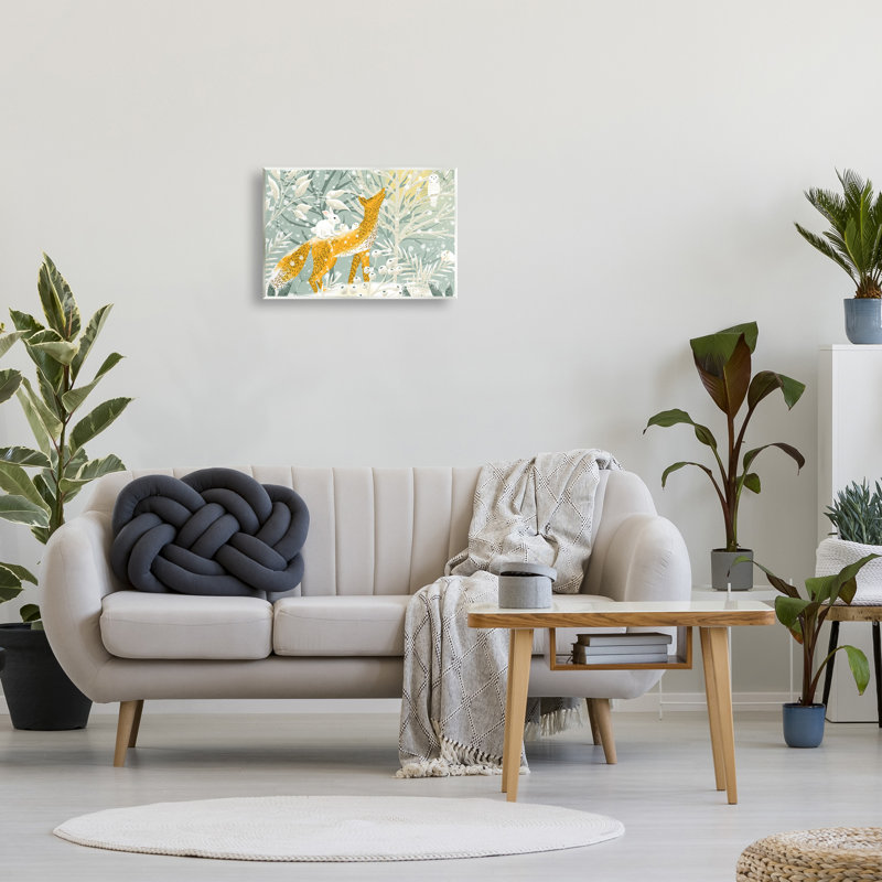 "Winter Forest Animal" par Ginger Deverell, H 13 po x l 19 po