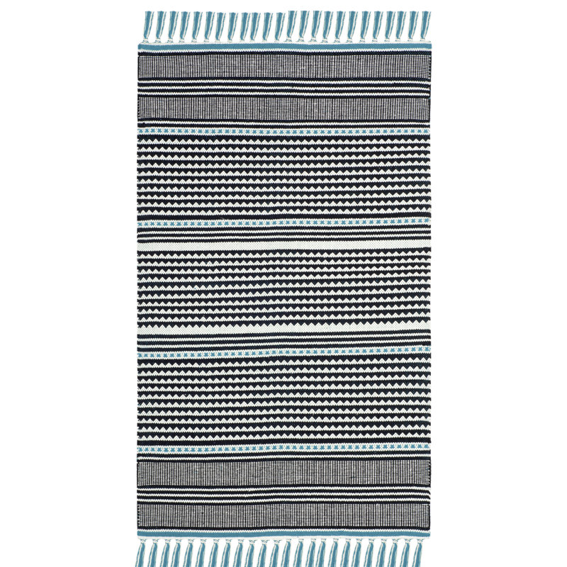 Granada Hand Woven Performance Striped Rug, Rectangle 3' x 5'