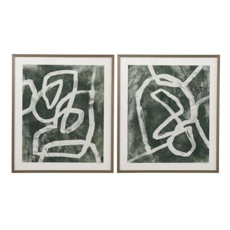 Chalk Line II Framed Print
