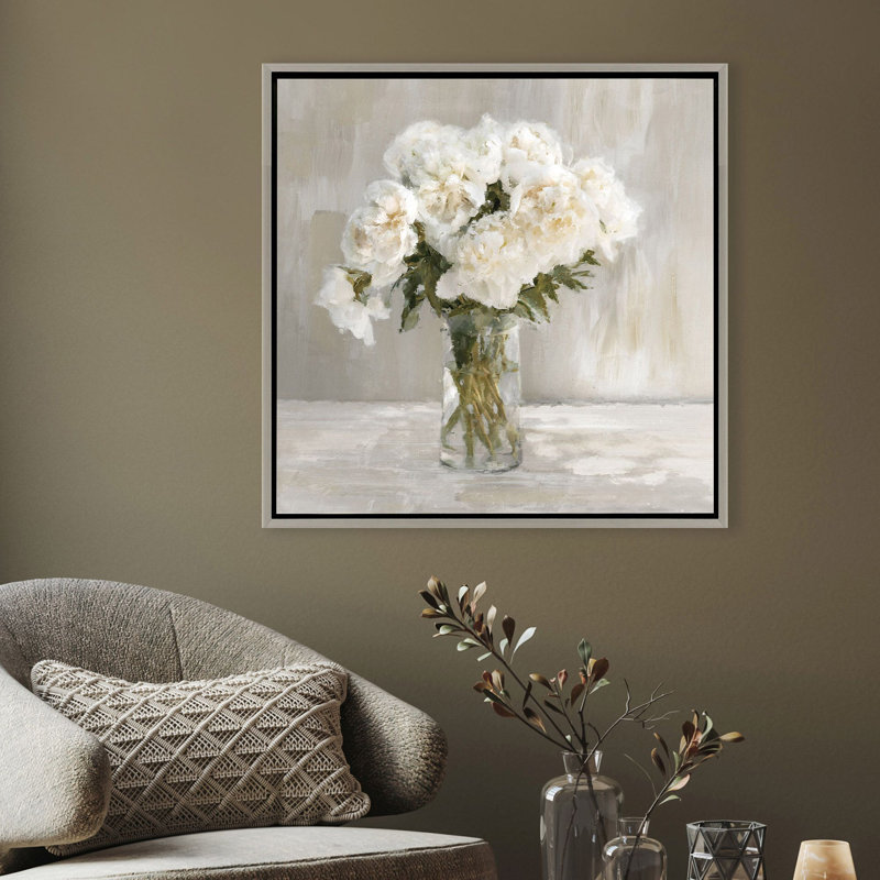 White Flower Bouquet Print by Sterling Propac Images