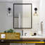 Applique murale en dôme en cristal de qualité supérieure avec DEL à intensité variable, certifiée ETL pour meuble-lavabo, chambre à coucher, salon, couloir et escalier-1387844