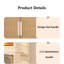Boîte de rangement pliable 19,75 po, 12,04 po et 41,68 po avec 4 portes magnétiques en plastique Bridlington
