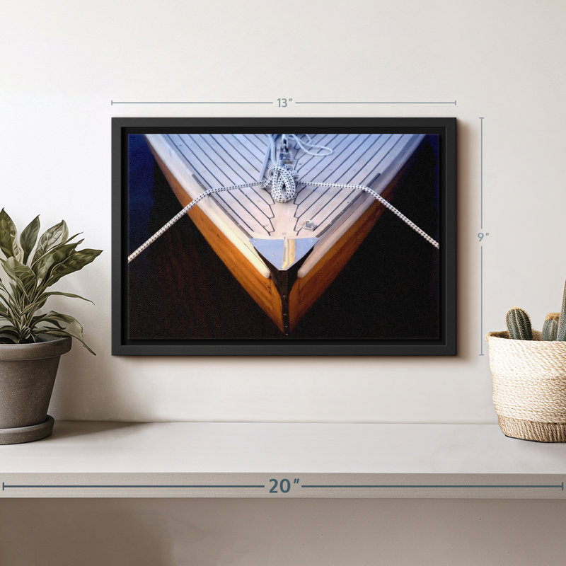 Impression sur toile voilier, H 9 po x l 13 po