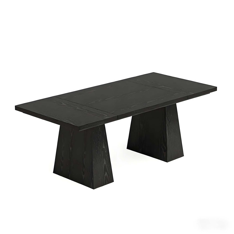 Table de salle à manger de style moderne, table de cuisine en bois spacieuse, table de réunion, table d'ordinateur