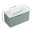 Meuble-lavabo flottant 36 po avec lavabo en résine