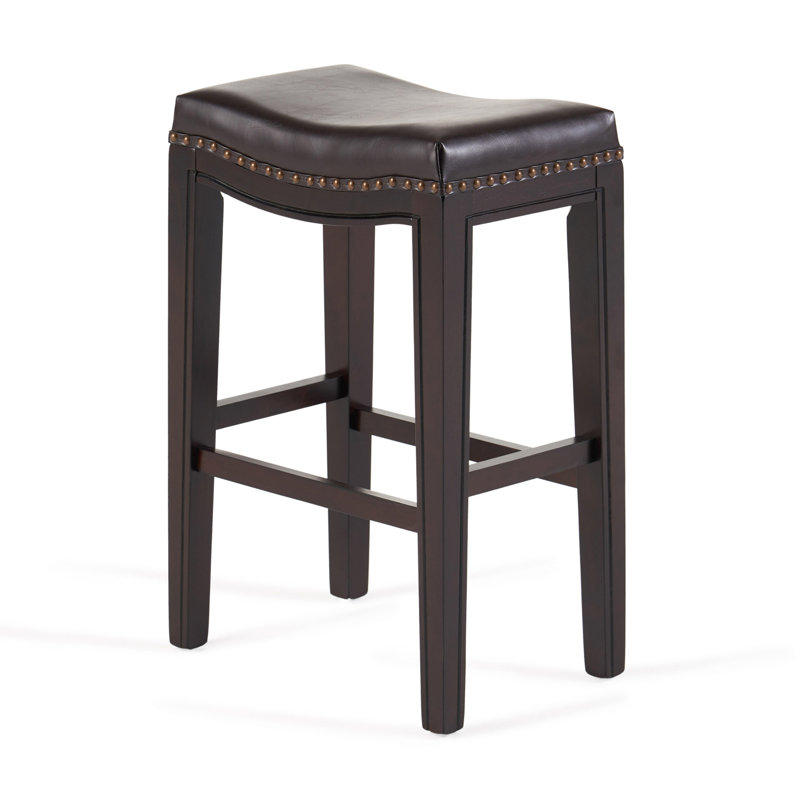 Solid + Manufactured Wood Accent Stool
