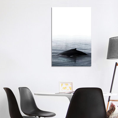 Whale Song III Blue Iceland 1 Piece Wrapped Canvas Wall Art