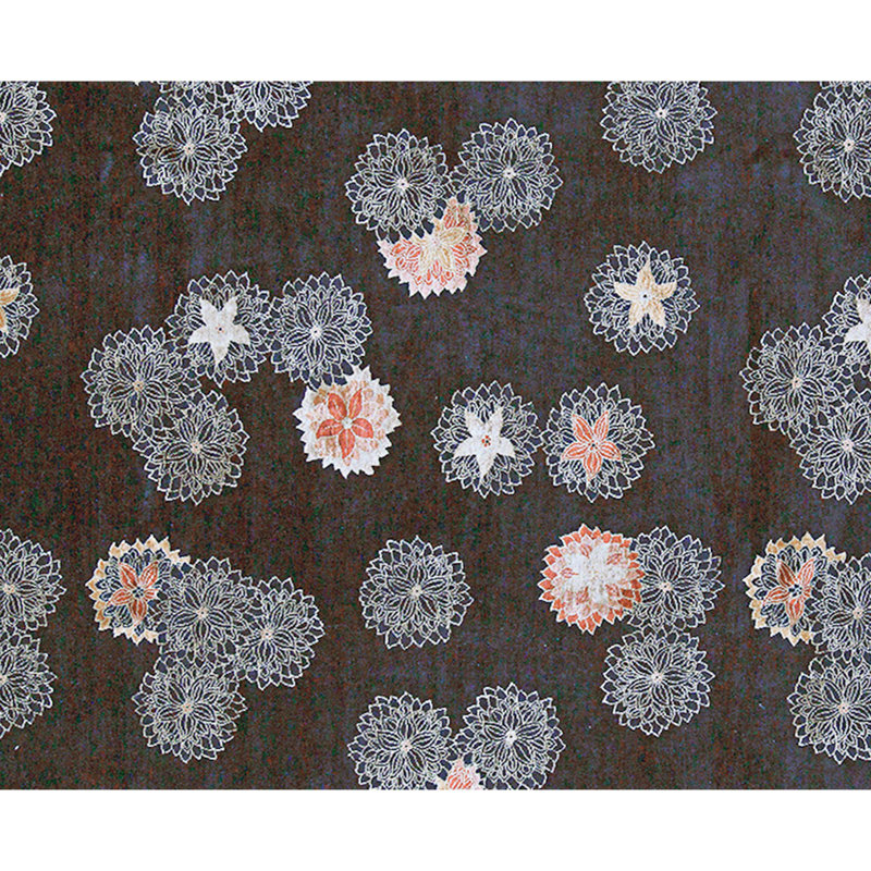 Hand Knotted Area Rug in Black