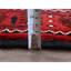 Tapis rubis rouge khamyab 2 pi 4 po x 5 pi 2 po avec motif tribal, laine douce et brillante nouée à la main, teintures naturelles, tapis de couloir oriental