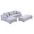 Tissu gris pâle est en rupture de stock