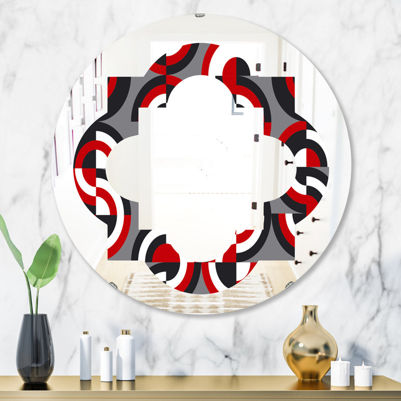 Quatrefoil Mirror, 23.6" x 23.6"