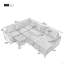 Canapé en U, canapé modulaire, canapé-lit escamotable avec méridienne de rangement, canapé moderne-114314393