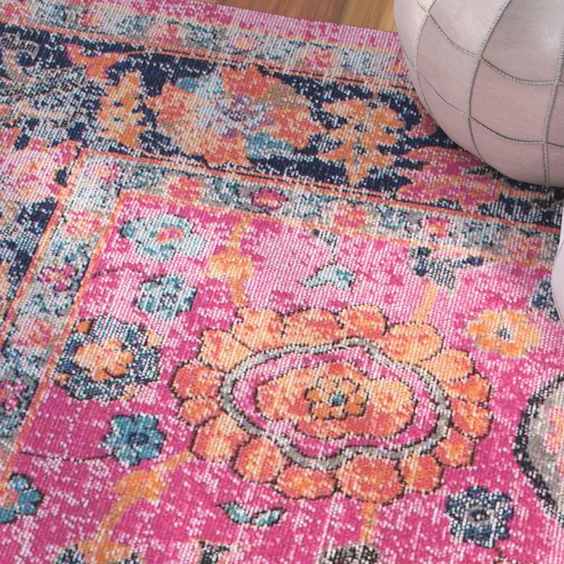 Ayush Oriental Cotton Area Rug, Rectangle 244 x 305cm