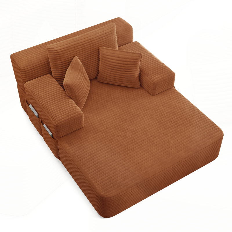 Très grand canapé-lit, canapé-lit convertible, canapé-lit multifonctionnel sans cadre pour appartement, cinéma maison, chambre d'amis
