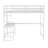 Riley Traditional Wood Slat Loft Bed with Integrated Desk & Ladder-72424426-72424423