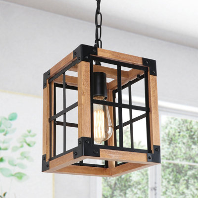 Luminaire suspendu 1 lumière DEL avec détails