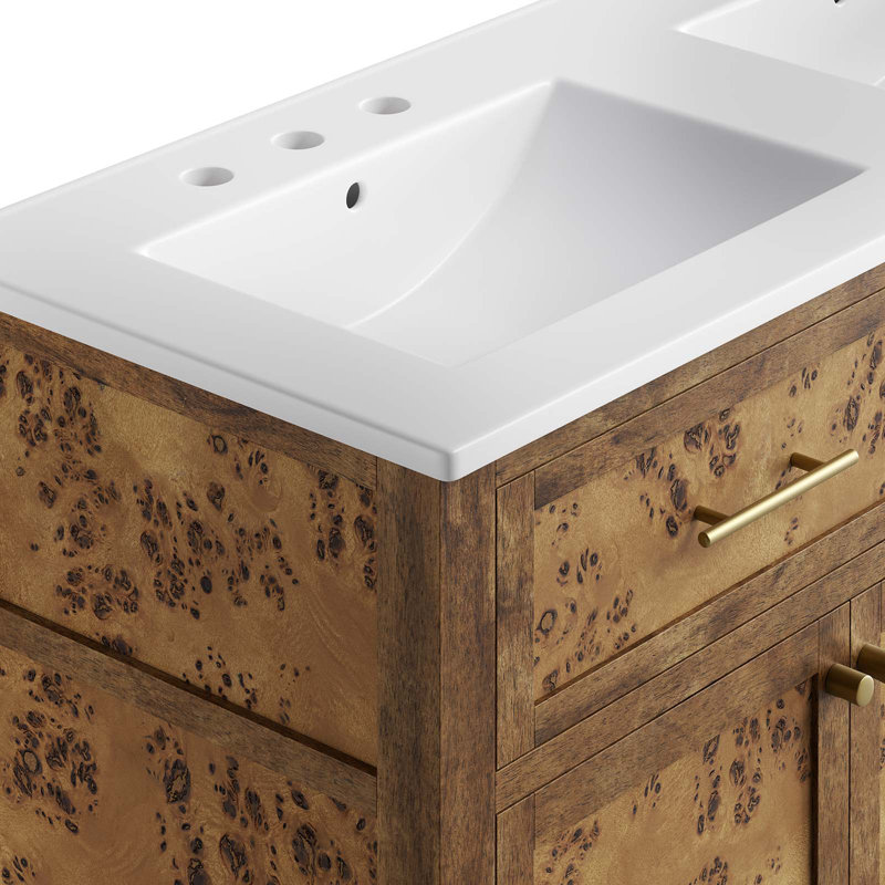 Modway Elysian 48" Single Bathroom Vanity Set, White