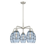 Dundrod 5 - Light Steel Dimmable Round / Oval Chandelier