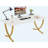63" Executive Office Desk In White Conference Table