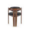 Fauteuil en similicuir H 19,5 po Lulani