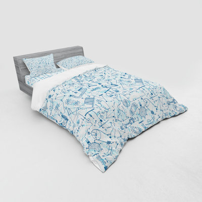 Ensemble de housse de couette Doodle